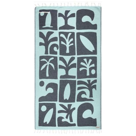 BEACH TOWEL SAND CLOUD GOLD COAST - With Zipper Pocket