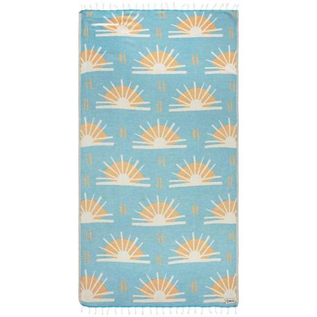 BEACH TOWEL SAND CLOUD TRESTLES - W/ ZIPPER POCKET