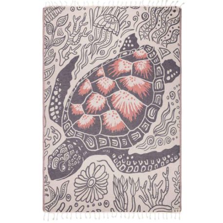 BEACH TOWEL SAND CLOUD TAINO TURTLE 