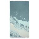 BEACH TOWEL SAND CLOUD SUNSET BEACH