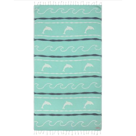 BEACH TOWEL SAND CLOUD CALICO