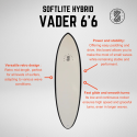 Softlite VADER White 6'6